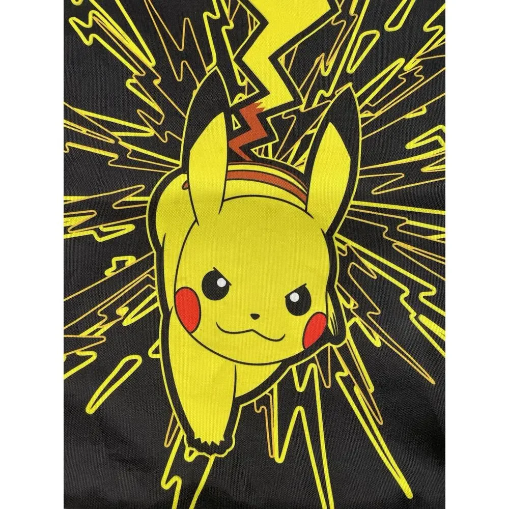 2015 Official Pokémon Pikachu Black and Yellow Shoulder Bag EUC